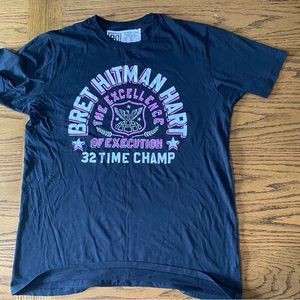 Roots of fight Bret Hitman Hart shirt xl